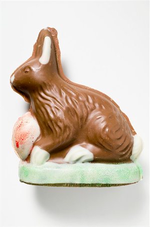 simsearch:659-01865815,k - Lapin de Pâques au chocolat Photographie de stock - Premium Libres de Droits, Code: 659-01865955