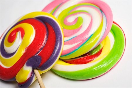 simsearch:640-03262770,k - Three different lollipops Stock Photo - Premium Royalty-Free, Code: 659-01862100