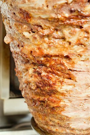 spit - Döner kebab on spit (close-up) Stock Photo - Premium Royalty-Free, Code: 659-01862736