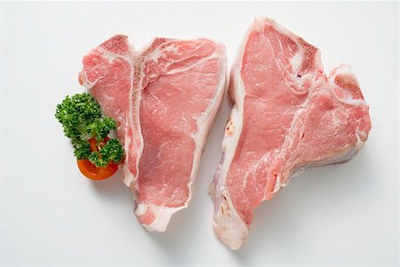 Deux biftecks Photographie de stock - Premium Libres de Droits, Code: 659-01862756
