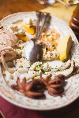 siba (tipo de molusco) - Seafood platter Foto de stock - Royalty Free Premium, Número: 659-01863642