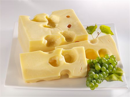 emmental - French Emmental cheese Fotografie stock - Premium Royalty-Free, Codice: 659-02210900