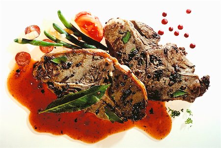 Marinated venison chops Stock Photo - Premium Royalty-Free, Code: 659-02210923