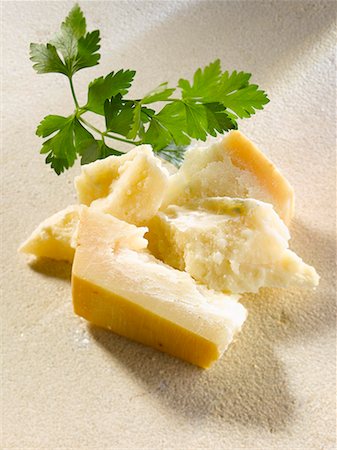 parmigiano-reggiano - Parmesan with parsley Stock Photo - Premium Royalty-Free, Code: 659-02210965