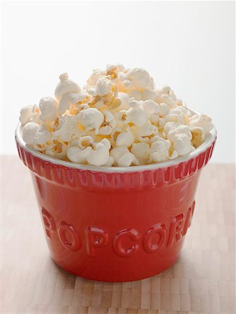 popcorn not person - Popcorn in a red bowl Stock Photo - Premium Royalty-Free, Code: 659-02211860