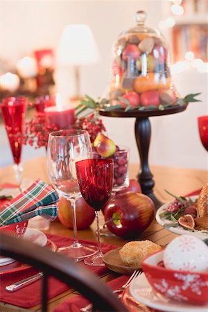 Christmas table (detail) Stock Photo - Premium Royalty-Free, Code: 659-02213843