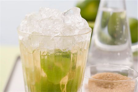 simsearch:659-07609967,k - Caipirinha with lime and cane sugar Stock Photo - Premium Royalty-Free, Code: 659-03524396