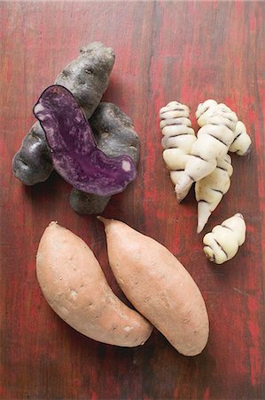 simsearch:659-08147219,k - Truffle potatoes, ocas and sweet potatoes Stock Photo - Premium Royalty-Free, Code: 659-03526211