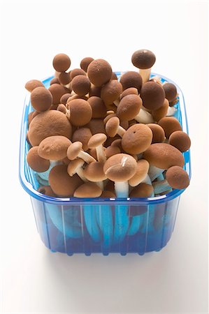 simsearch:659-03526764,k - Pioppini mushrooms from Italy in plastic punnet Fotografie stock - Premium Royalty-Free, Codice: 659-03526235