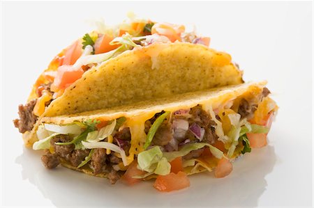 Deux tacos de viande hachée Photographie de stock - Premium Libres de Droits, Code: 659-03526837