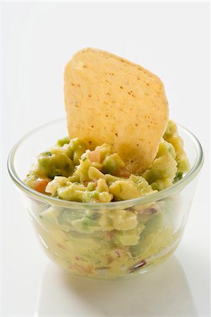 simsearch:659-03526879,k - Guacamole with tortilla chip Stock Photo - Premium Royalty-Free, Code: 659-03526901