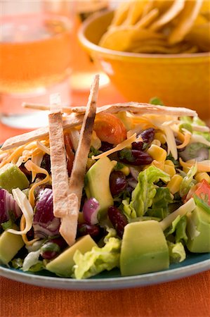 Tortilla salad (Mexico) Stock Photo - Premium Royalty-Free, Code: 659-03527037