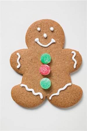 Gingerbread man Stock Photo - Premium Royalty-Free, Code: 659-03527258