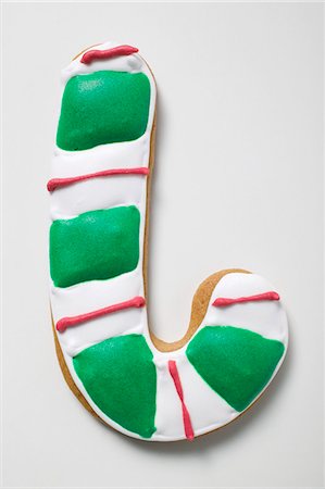 simsearch:659-03527251,k - Christmas biscuit (candy cane) Stock Photo - Premium Royalty-Free, Code: 659-03527264