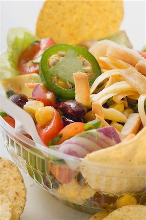 simsearch:659-03528415,k - Mexican salad to take away Stock Photo - Premium Royalty-Free, Code: 659-03527610