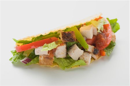 Chicken taco Stock Photo - Premium Royalty-Free, Code: 659-03527737