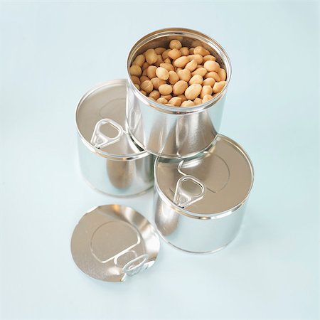Peanuts in tins Stock Photo - Premium Royalty-Free, Code: 659-03528665