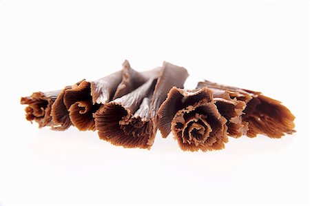 Chocolate curls Stock Photo - Premium Royalty-Free, Code: 659-03528849