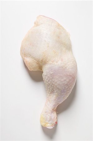 A chicken leg Foto de stock - Sin royalties Premium, Código: 659-03529279