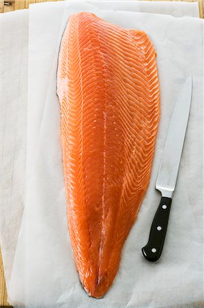 fillet - Tasmanian salmon fillet Stock Photo - Premium Royalty-Free, Code: 659-03529955