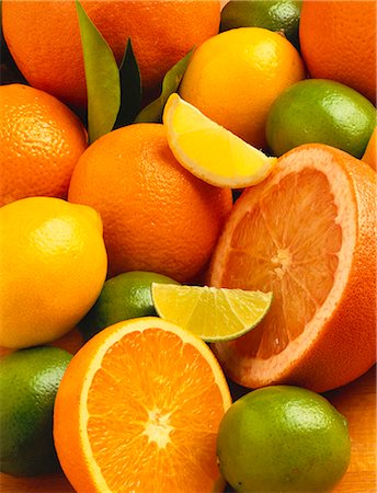 Citrus Fruit Still Life Stock Photo - Premium Royalty-Free, Code: 659-03520870