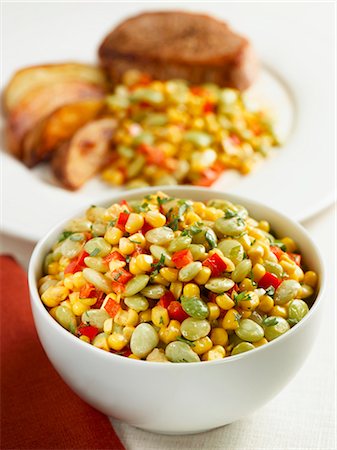 pulse and cereal dish images - Succotash Stock Photo - Premium Royalty-Free, Code: 659-03521365