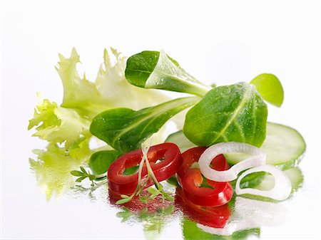 Mixed salad Stock Photo - Premium Royalty-Free, Code: 659-03521845