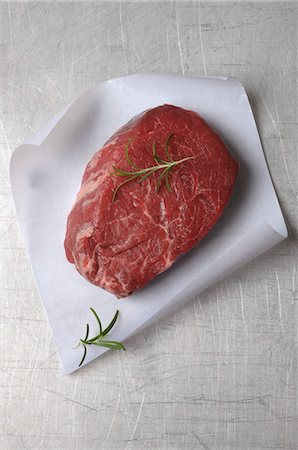 simsearch:659-03532552,k - Fillet steak with rosemary Stock Photo - Premium Royalty-Free, Code: 659-03521941