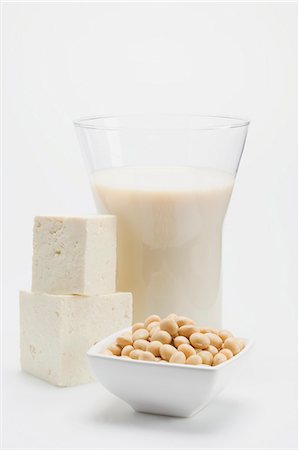 Tofu, lait de soja et de graines de soja Photographie de stock - Premium Libres de Droits, Code: 659-03522050