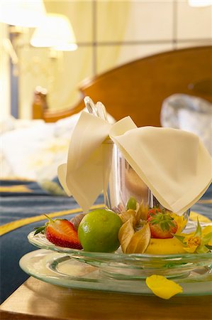 simsearch:659-03531927,k - Fresh fruit for breakfast in a hotel room Stock Photo - Premium Royalty-Free, Code: 659-03522268