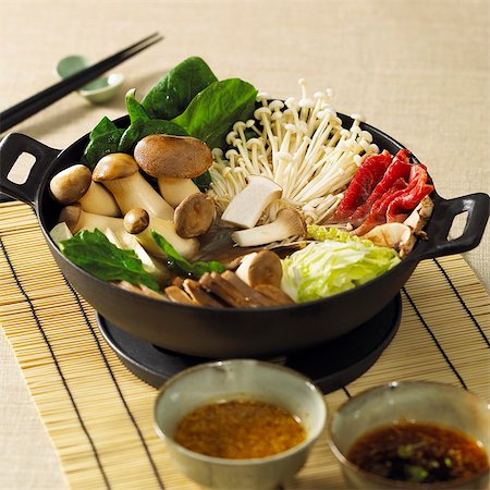 fondue - Korean hot pot Foto de stock - Sin royalties Premium, Código: 659-03522460