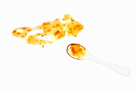 sweet preserve - Orange marmalade with spoon Stock Photo - Premium Royalty-Free, Code: 659-03522678