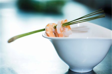 shrimp kebab - Shrimps on lemon grass Stock Photo - Premium Royalty-Free, Code: 659-03522812