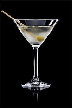 A Martini Dry Stock Photo - Premium Royalty-Free, Code: 659-03523710