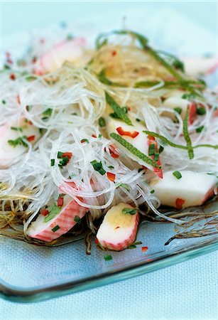 Glass noodle salad with surimi Stock Photo - Premium Royalty-Free, Code: 659-03523887