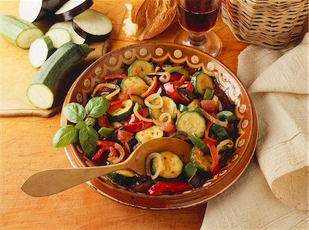 french cuisine - Ratatouille Stock Photo - Premium Royalty-Free, Code: 659-03534145