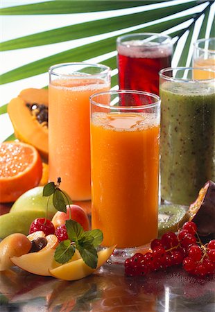 simsearch:659-02213217,k - Various fruit juices Stock Photo - Premium Royalty-Free, Code: 659-03534362