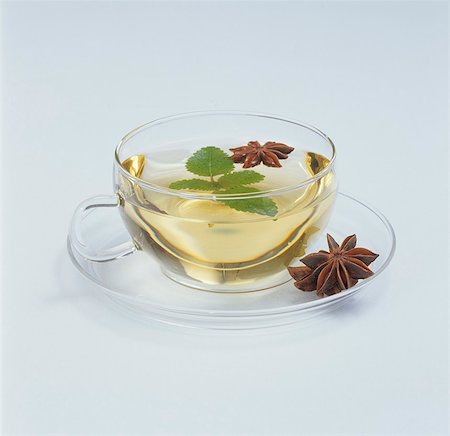 A cup of herbal tea with star anise Stock Photo - Premium Royalty-Free, Code: 659-03534514