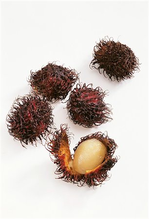 rambutan - Five rambutans Stock Photo - Premium Royalty-Free, Code: 659-03534653