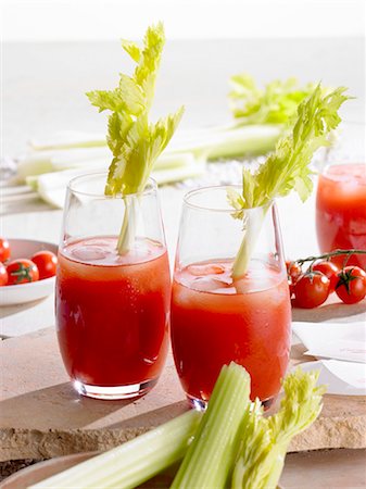 Bloody Mary with celery Stock Photo - Premium Royalty-Free, Code: 659-03534766