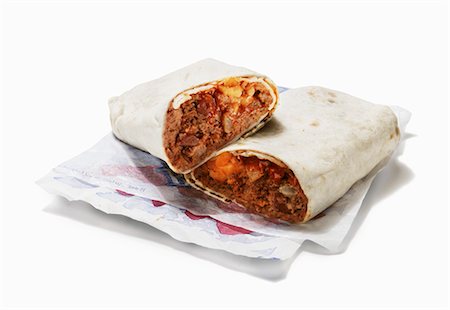 Fast Food Burrito Foto de stock - Sin royalties Premium, Código: 659-03535100