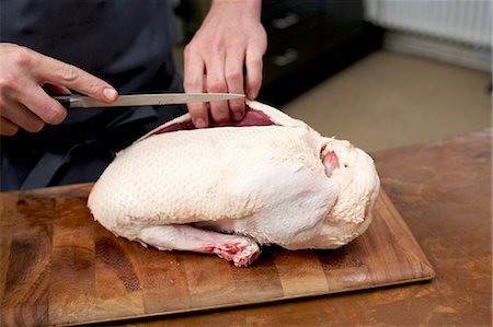 duck breast - Preparing a duck Stock Photo - Premium Royalty-Free, Code: 659-03535248