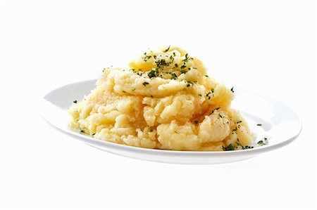 pomme de terre hachées - Purée de pommes de terre persillées Photographie de stock - Premium Libres de Droits, Code: 659-03536059