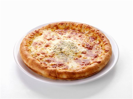 pan de ajo - Garlic pizza bread Foto de stock - Sin royalties Premium, Código: 659-03536127
