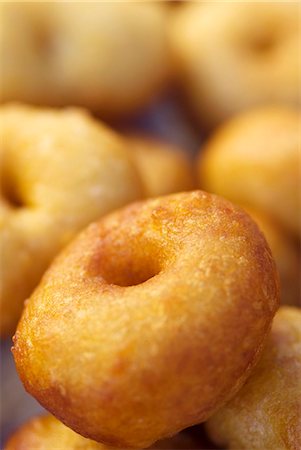 fried - Bunyols (Doughnuts from Majorca) Stock Photo - Premium Royalty-Free, Code: 659-03537626