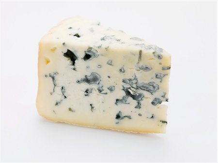 simsearch:659-03528072,k - Piece of blue cheese Stock Photo - Premium Royalty-Free, Code: 659-03530660