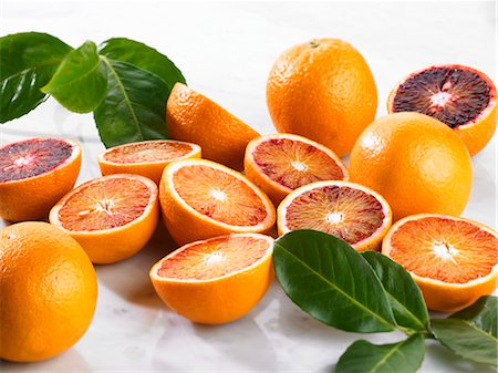 Blood oranges Foto de stock - Sin royalties Premium, Código: 659-03530791