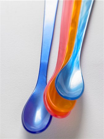 Plastic egg spoons Stock Photo - Premium Royalty-Free, Code: 659-03530950