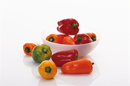 sweet pepper - Assorted baby peppers Stock Photo - Premium Royalty-Free, Code: 659-03531508