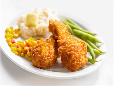 drumstick - Breaded chicken drumsticks Stock Photo - Premium Royalty-Free, Code: 659-03532280